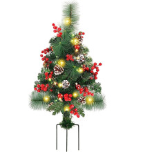 Guirlande lumineuse solaire multicolore étanche pour sapin de Noël