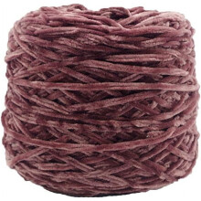 Lichtbruin chenillefluweelgaren, 250 g, dik
