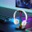 RGB Headphone Stand LED Base 7.68x3.15in 1