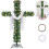 Foldable Cross-Shaped Christmas Tree 5ft or 6ft Pre-Lit LED 1