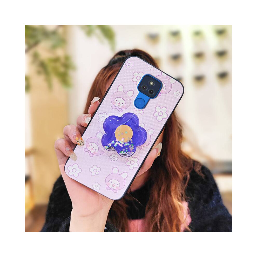 Moto G Play 2021 Phone Case With Glitter Rotatable Stand 9087558983741