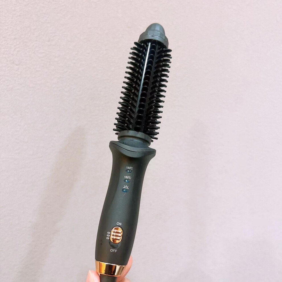 Tourmaline Ceramic Curling Iron Brush Green Dual Voltage