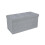 Fabric Storage Ottoman - Linen Fabric - Light Grey - Versatile Folding Toy Box 1