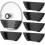 Universal Pot Lid Organizer Wall Mount 6-Pack 1
