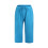 Women's White Cotton-Flax Capris Summer Stretch Elastic 2