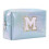 Embroidered Alphabet Travel Makeup Case Hard Shell Large 1