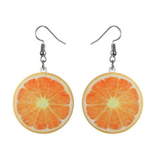Boucles d'oreilles pendantes fruits et légumes pour femme (1 paire)