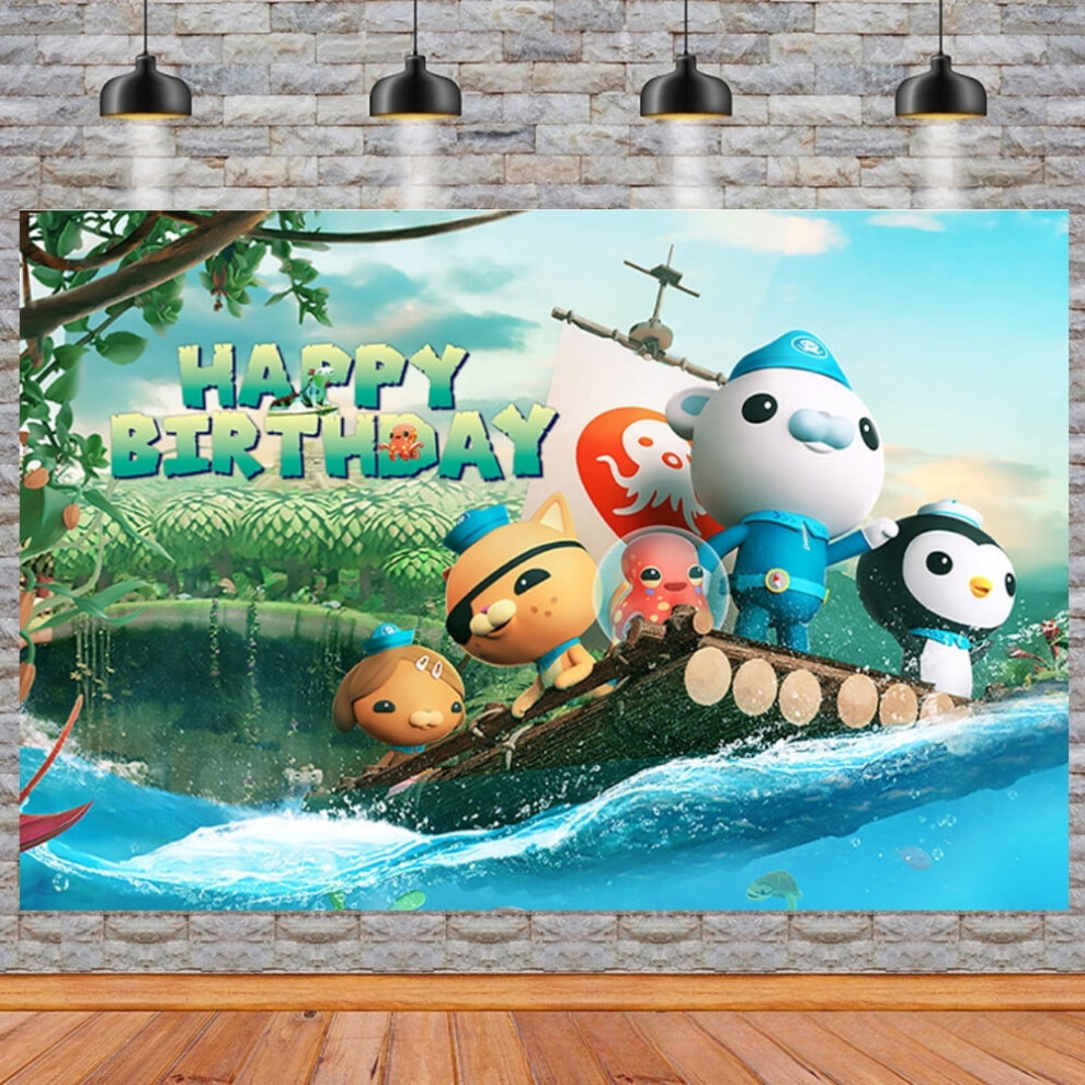 Octonauts Birthday Backdrop For Kids Party 9471 Inches 9362892827822