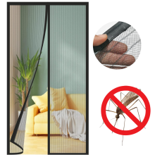 Magnetisches Insektenschutzgitter für Balkontüren Terrassentüren ohne Bohren 110x240 cm — mückenlight magnet tür, mückenschutz balkon tür