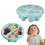 Heart-Shaped 4-Compartment Snack Box with Lid, Stackable, 1