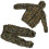 Hunting Clothes Set 3D Leaf Pattern Outdoor Jacket and 1
