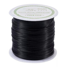 Fil de cuivre noir pour perles et bijoux, 0,5 mm, 23 m