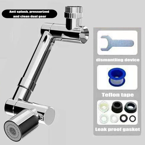 Swivel Faucet Extender Double Gear 1440 Rotation