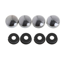 Security License Plate Frame Mounting Screws Set 8 Pieces