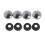 Security License Plate Frame Mounting Screws Set 8 Pieces 1