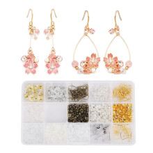 Earring Backs Nuts Stoppers Hooks 1200 pcs 5 colors