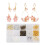 Earring Backs Nuts Stoppers Hooks 1200 pcs 5 colors 1