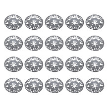 Metal Heat Shield Clips Washers 20 pcs