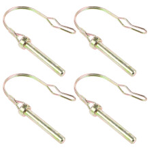 Golden Trailer Hitch Pins with Locking Mechanism 4-Pack