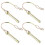 Golden Trailer Hitch Pins with Locking Mechanism 4-Pack 1