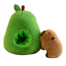 Knuffelbare capibara pluche speelgoed, stevig en draagbaar, een leuk cadeau voor kinderen.