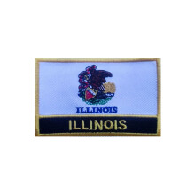 Illinois Flag Patch US State Flag 1 PCS