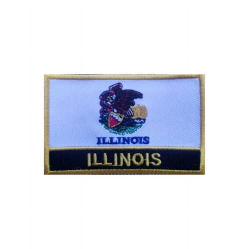 Illinois Flag Patch US State Flag 1 PCS