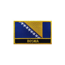 National Flag Patch Iron-On or Sew-On 1 PCS