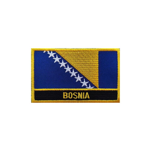 National Flag Patch Iron-On or Sew-On 1 PCS