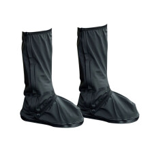 PVC Shoe Protectors Black Reusable Waterproof Size L