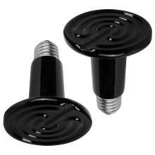 Ceramic Heat Emitter 150W for Reptiles Amphibians (2-Pack)