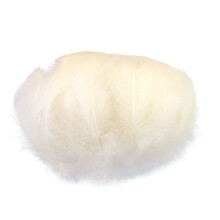 Natural Decorative Feathers Fluffy Turkey Marabou 100 Pcs