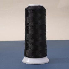 Ice Silk Fringe Thread 150D/2-ply 0.2mm 1900m Black