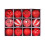Christmas Balls Decorations Red Painted 2.36 Inch 1