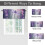 Purple Floral Valance Curtains 54x18 in 2 Panel 6