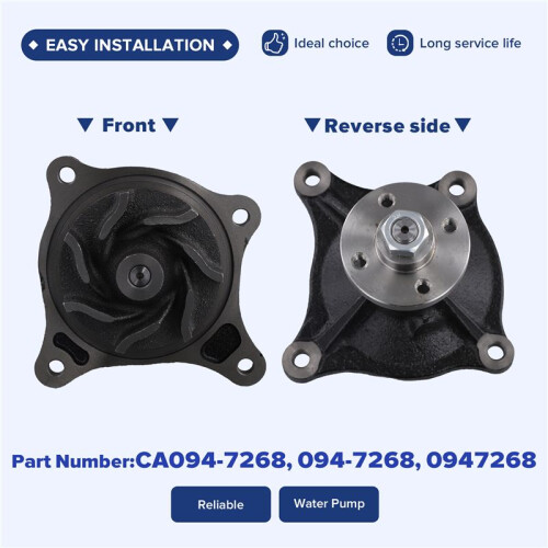 Water Pump CA094-7268, 094-7268, 0947268 for  E70 E70B E110  Engine 4D31 4D32 2