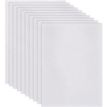 Pälsdräkt Ögonnät Vitt PVC Nät 10 st 11,8 x 8,6 tum