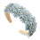 Leather Hairband with Multi-Layer Flower Design1Piece 1