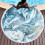 Round Printed Microfiber Beach Towel 1