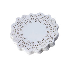 Lace Paper Placemats Round Disposable 150 pcs
