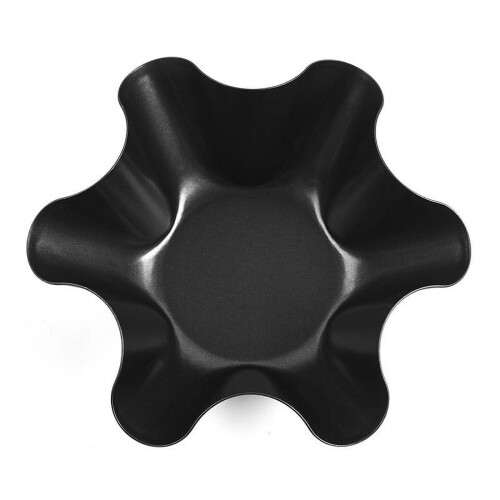 Tortillavormmaker van koolstofstaal, 17,5 cm, bloemvormig