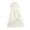 Beanie Hat Winter Fleece Warm Knitted Hat White 1