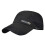 Dames zwarte baseballpet, one size 1