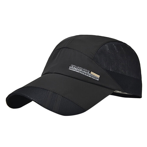 Dames zwarte baseballpet, one size