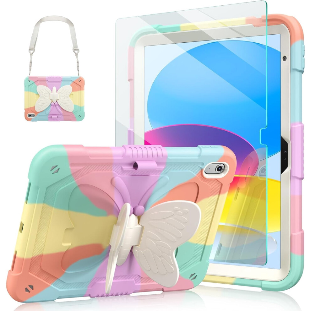 Kids' Ipad Case For 11"/10.9" Ipad 10Th/11Th Gen With 9H 9132278407050