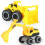 Baufahrzeug-Spielset: Muldenkipper, Bulldozer, Bagger 5