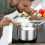 Stainless Steel Saucepan Uncoated Multi-Purpose 1 Piece 1