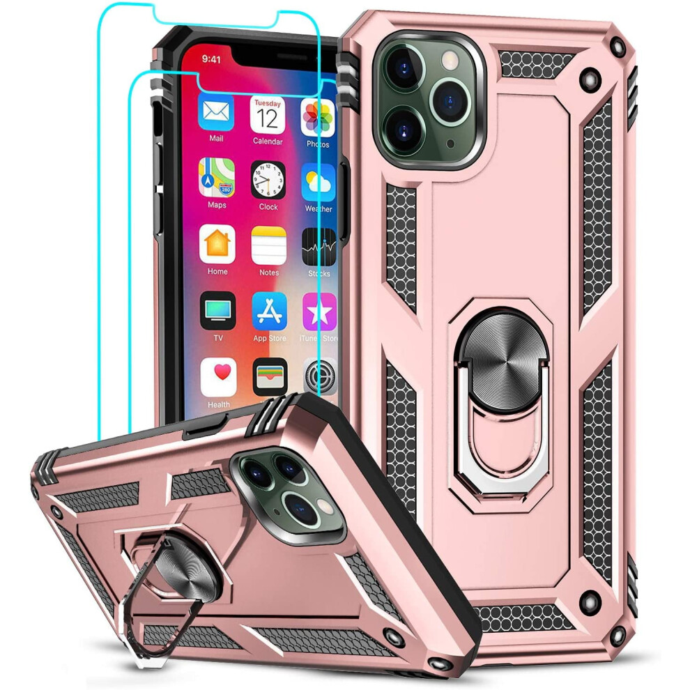 Iphone 11 Heavy Duty Case Bundle Dual Layer Kickstand 2 9132278389929