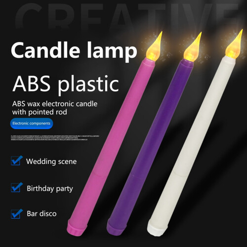 LED Flameless Taper Candle Warm Light 5 pcs
