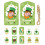 St. Patrick's Day gift tags green shamrock 12 pcs 7